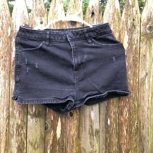 Urban Outfitters Black Jean Shorts